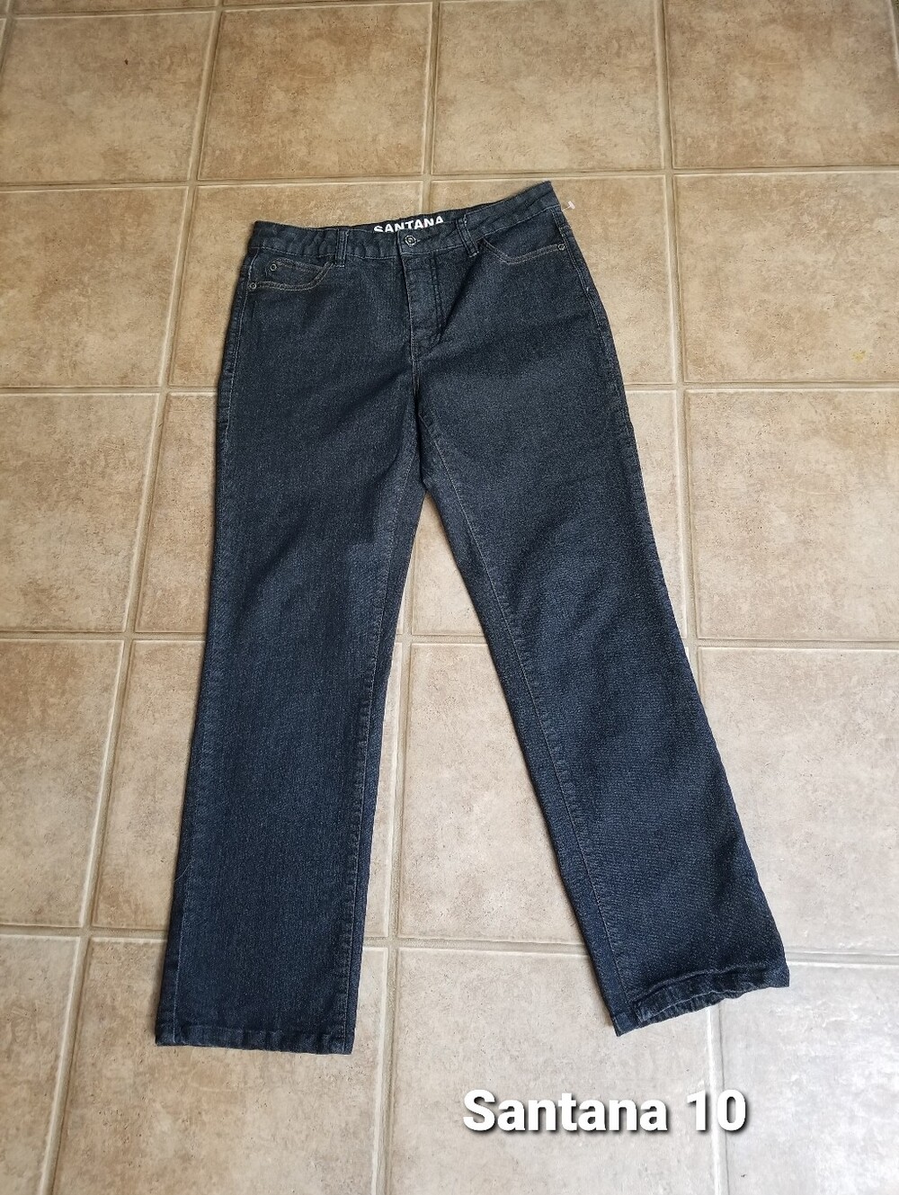 Santana Jean 10 Dark Wash Skinny Denim Stretch